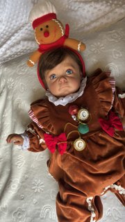 Bebê biscoito gengibre natal