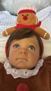 Bebê biscoito gengibre natal