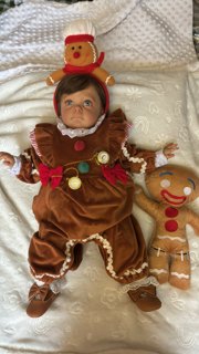 Bebê biscoito gengibre natal