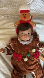 Bebê biscoito gengibre natal