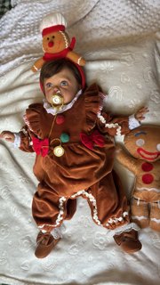 Bebê biscoito gengibre natal