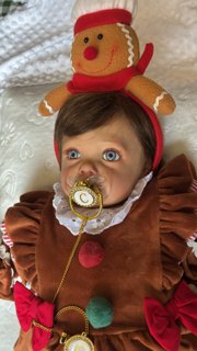 Bebê biscoito gengibre natal